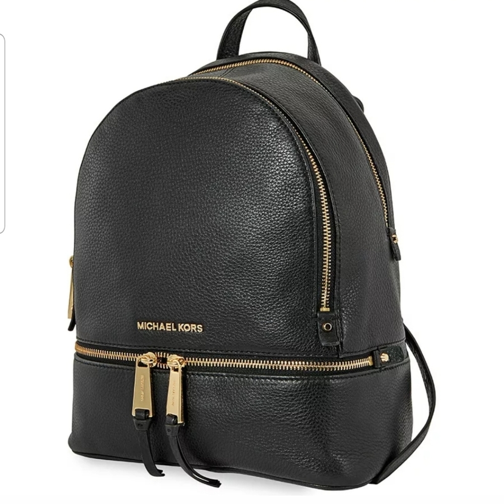 NWT Michael Kors Rhea Pebble Leather Backpack